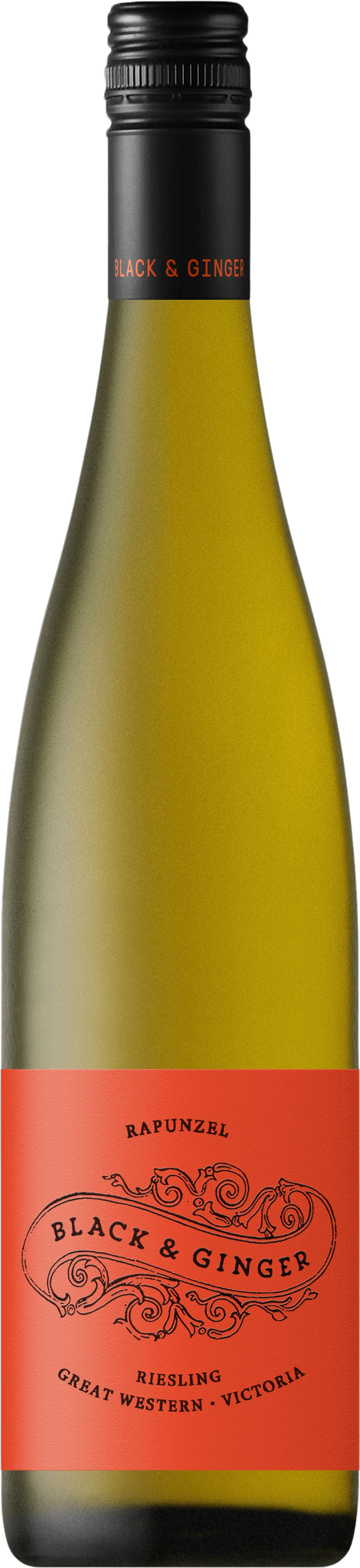 Black & Ginger Rapunzel Riesling 2023 Grampians bottle